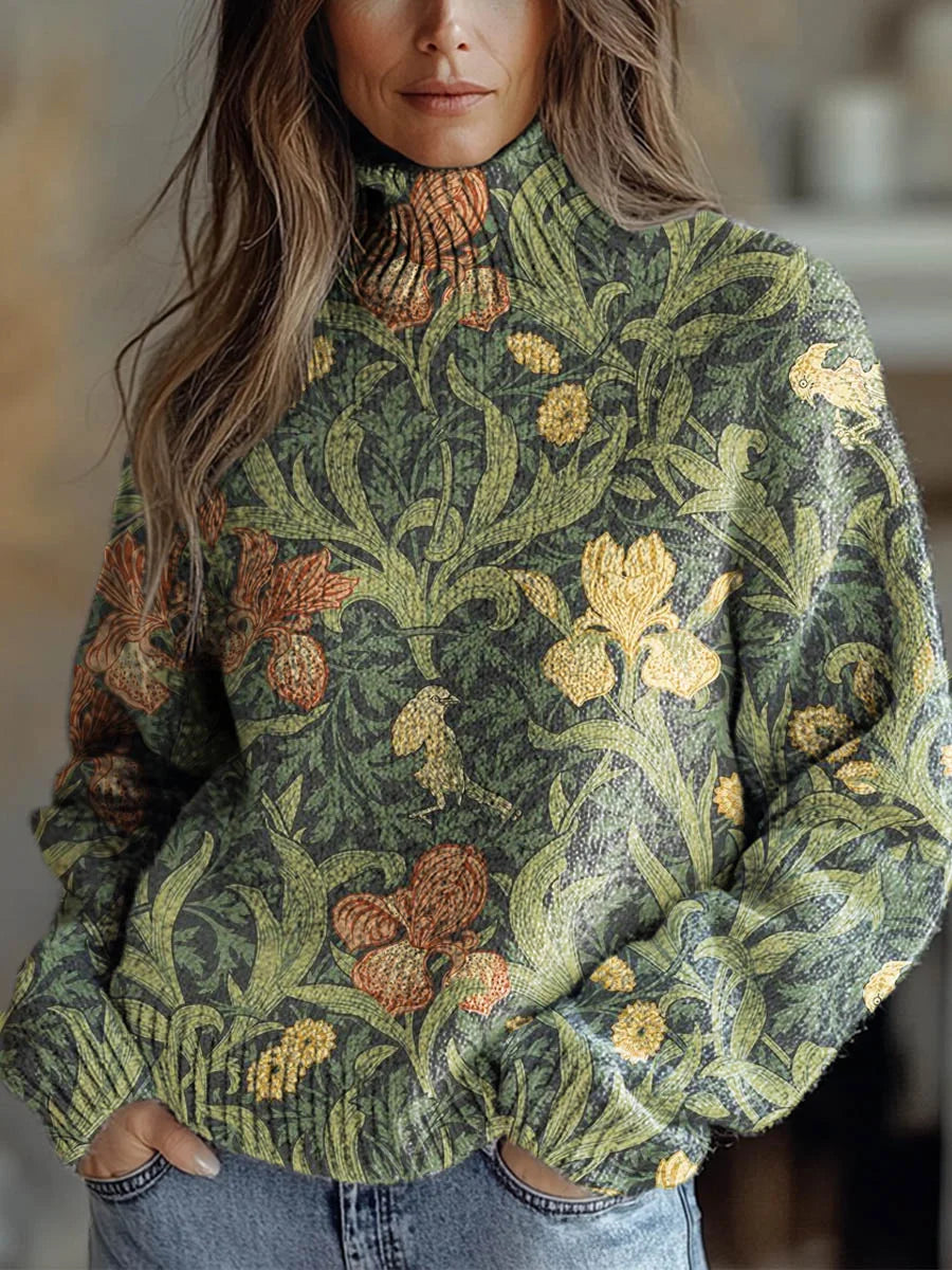 Ulyssia - Autumn Glow Turtleneck Sweater