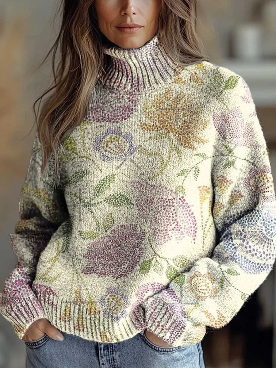 Arlyss - Autumn Glow Turtleneck Sweater