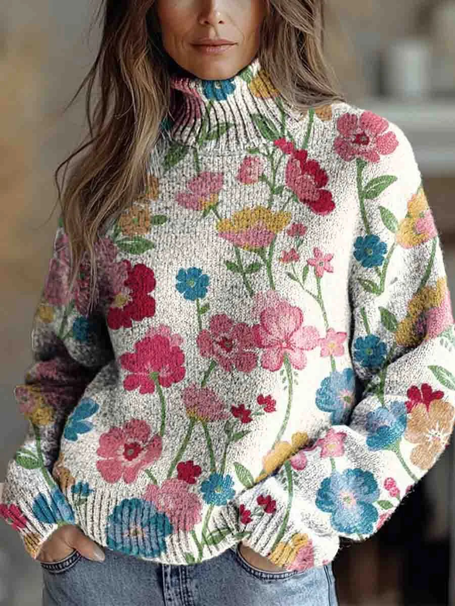 Felira - Autumn Glow Turtleneck Sweater