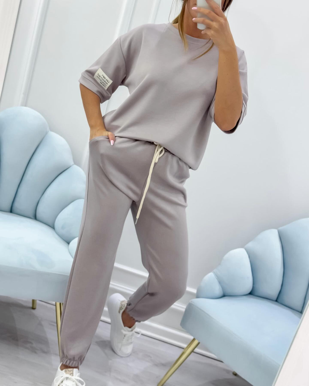 Norma | Short Sleeve Lounge Set