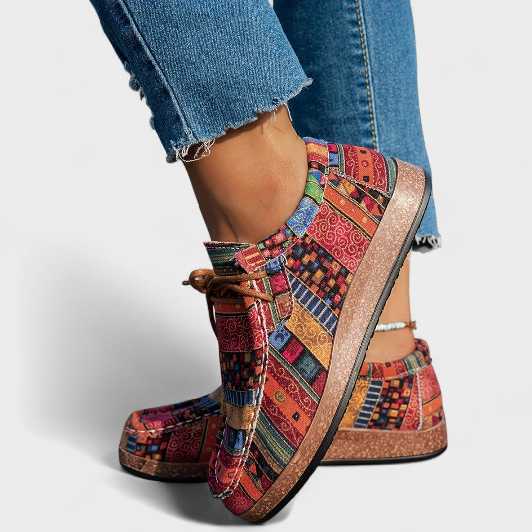 Scarlette | Orthopedic Vibrant Artistic Sneakers