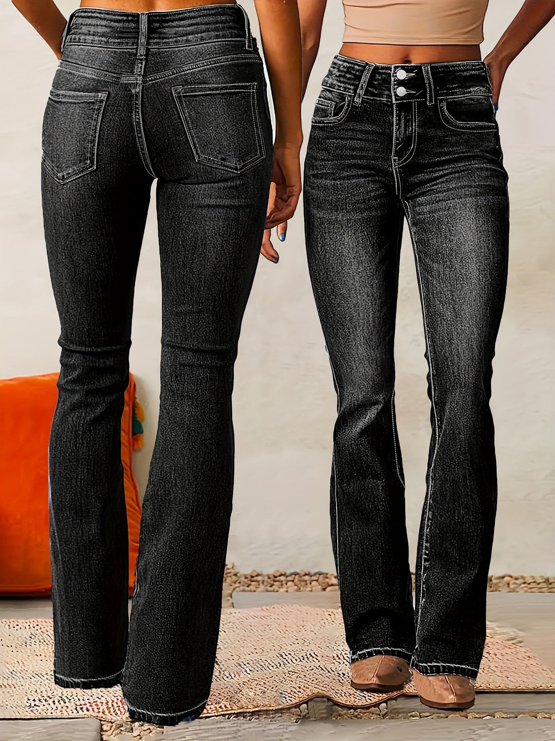 Aya | High-Waisted Skinny Jeans