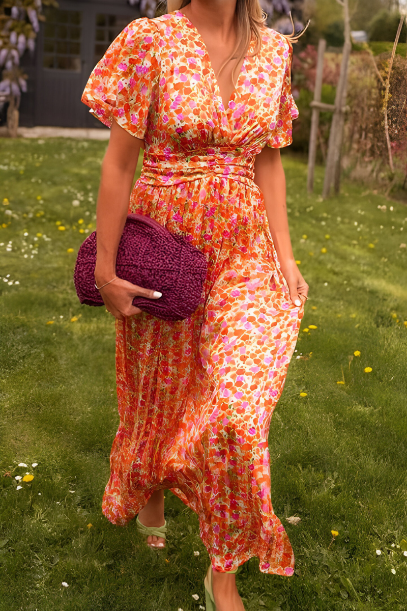 Alise | V-neck Maxi Dress