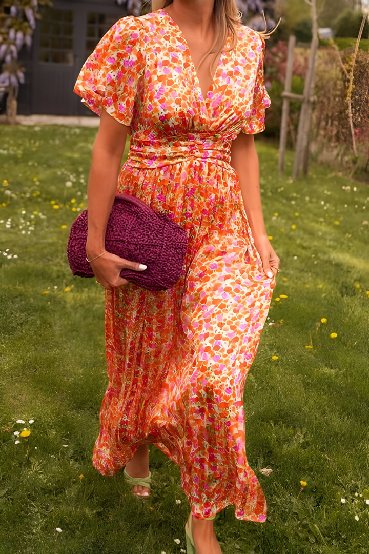 Alise | V-neck Maxi Dress