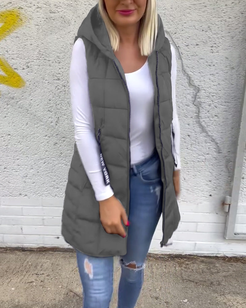 Crista | Warm Hooded Winter Vest