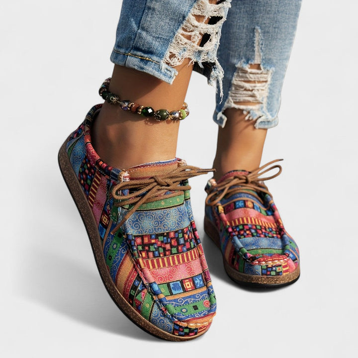 Scarlette | Orthopedic Vibrant Artistic Sneakers