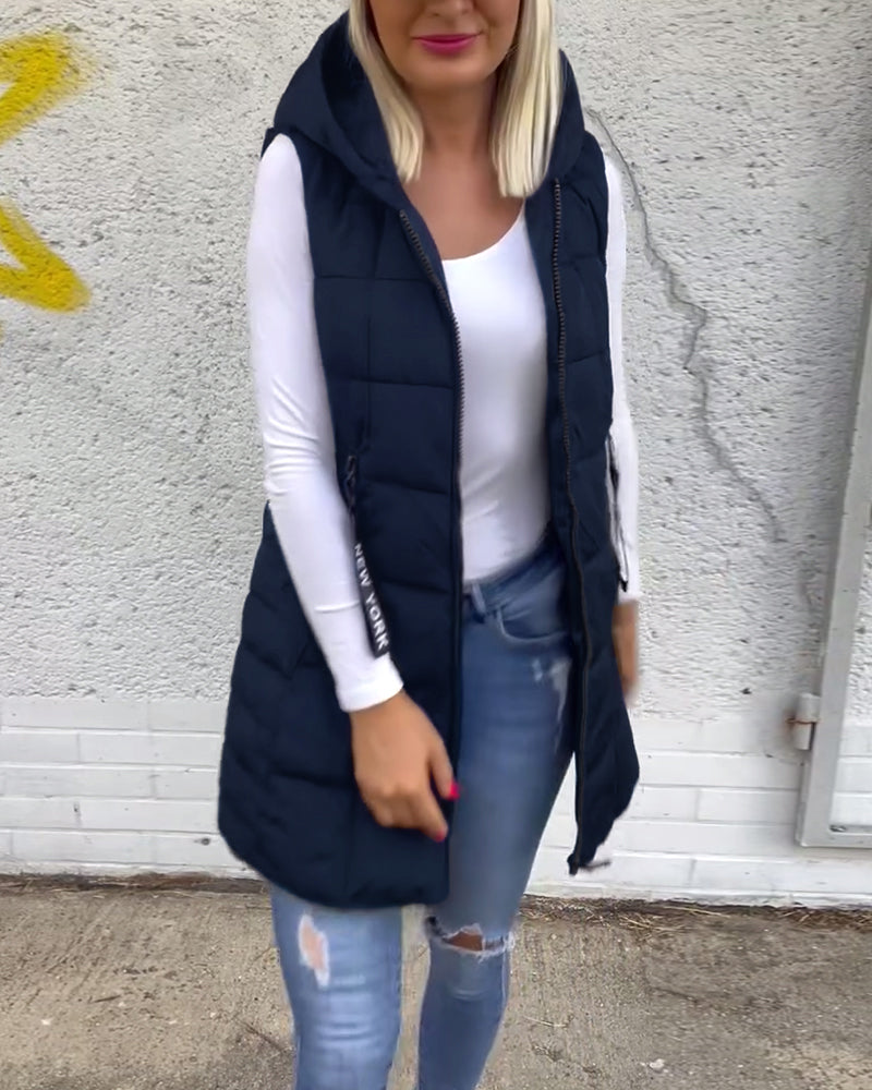 Crista | Warm Hooded Winter Vest