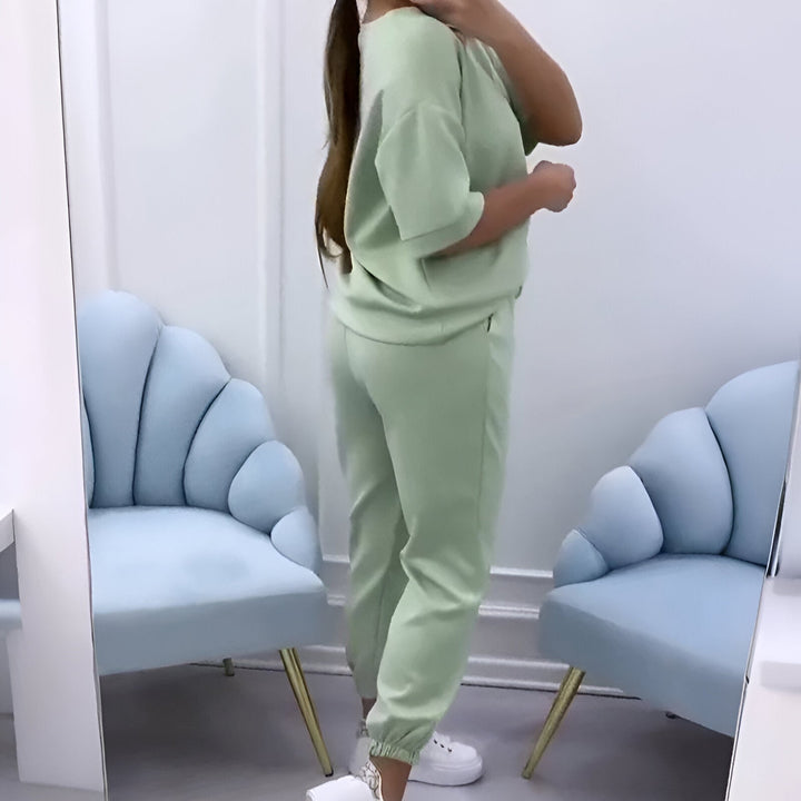 Norma | Short Sleeve Lounge Set