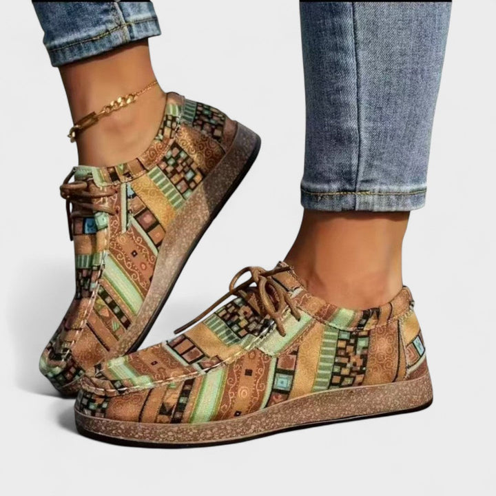 Scarlette | Orthopedic Vibrant Artistic Sneakers