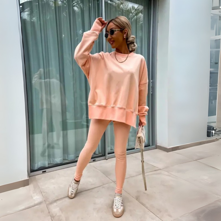 Yaris | Casual Long Sleeve Sweatshirt and Pants Set