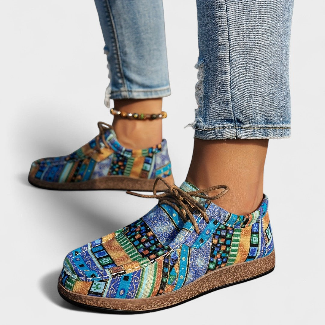 Scarlette | Orthopedic Vibrant Artistic Sneakers