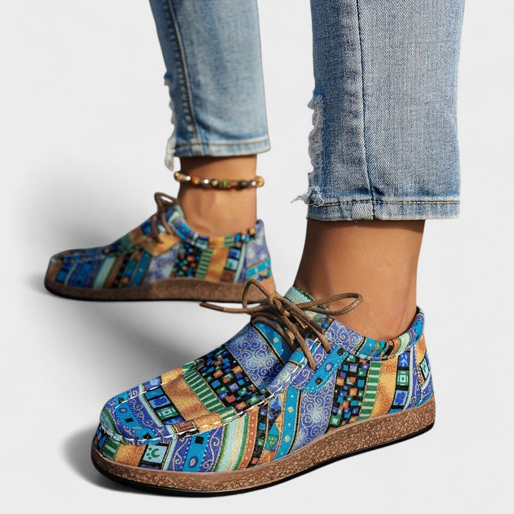 Scarlette | Orthopedic Vibrant Artistic Sneakers