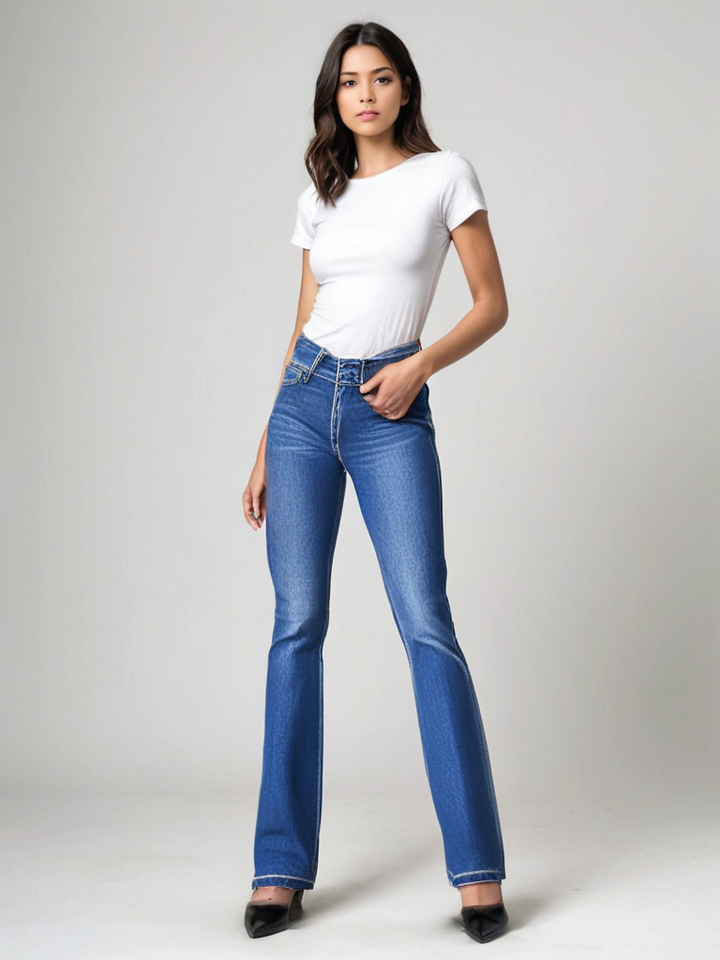 Aya | High-Waisted Skinny Jeans