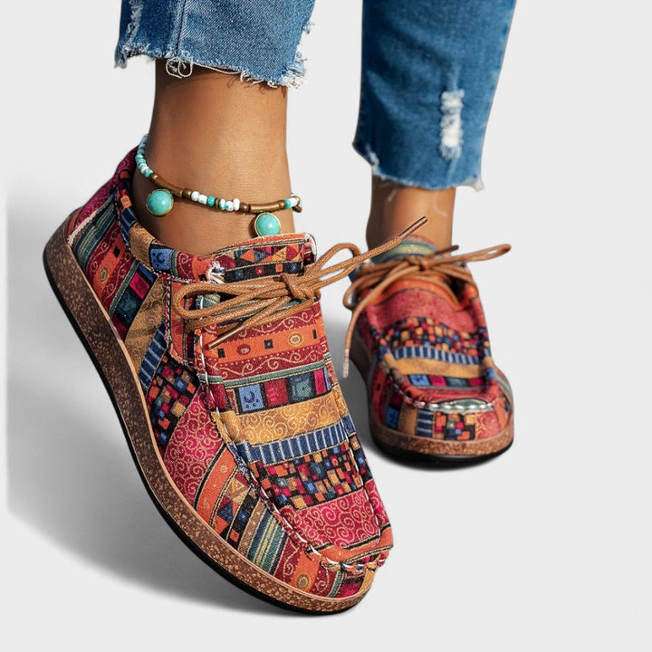 Scarlette | Orthopedic Vibrant Artistic Sneakers