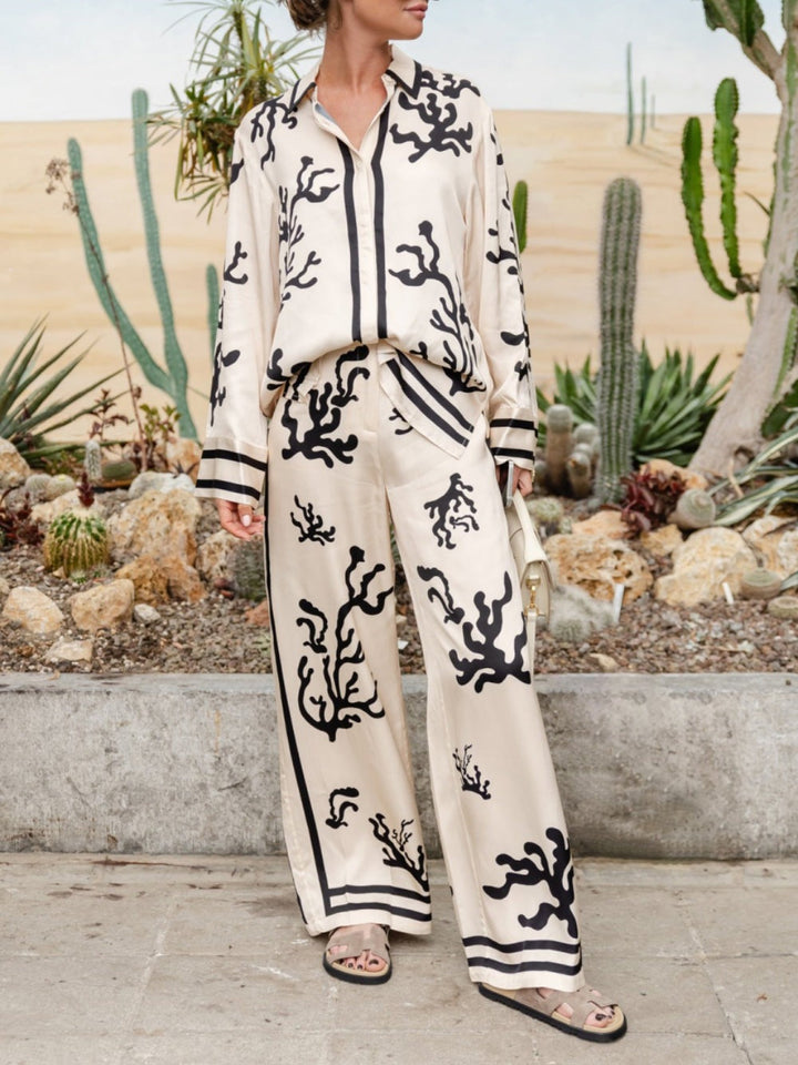 Tilda | Stylish Silk Pajama Set