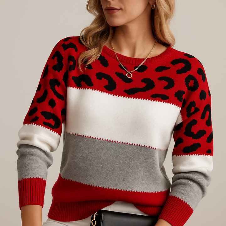 Mellisa | Leopard Print  Sweater
