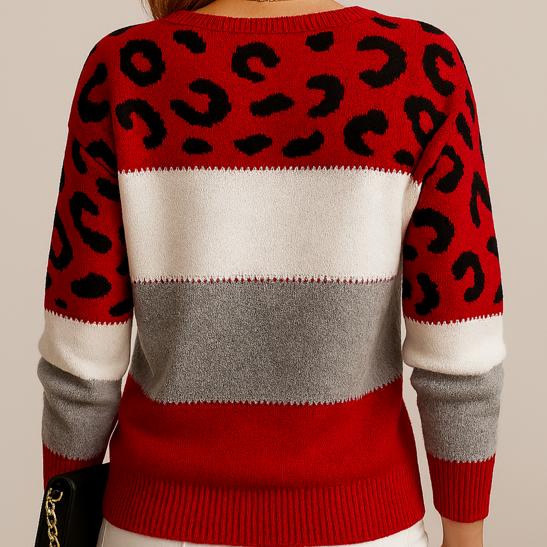 Mellisa | Leopard Print  Sweater