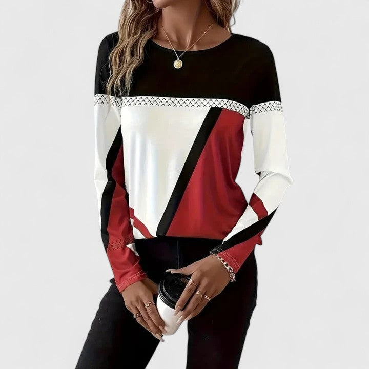 Avril | Modern Graphic Sweater