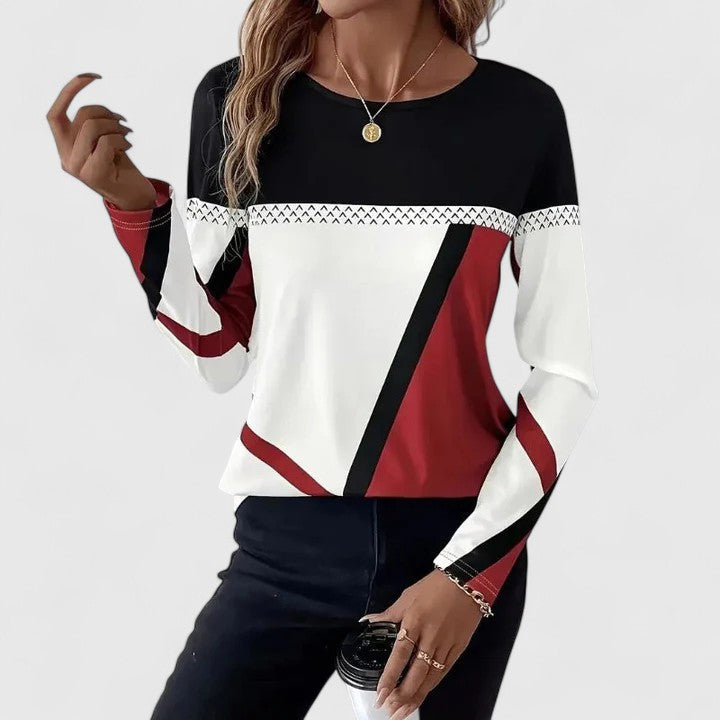 Avril | Modern Graphic Sweater