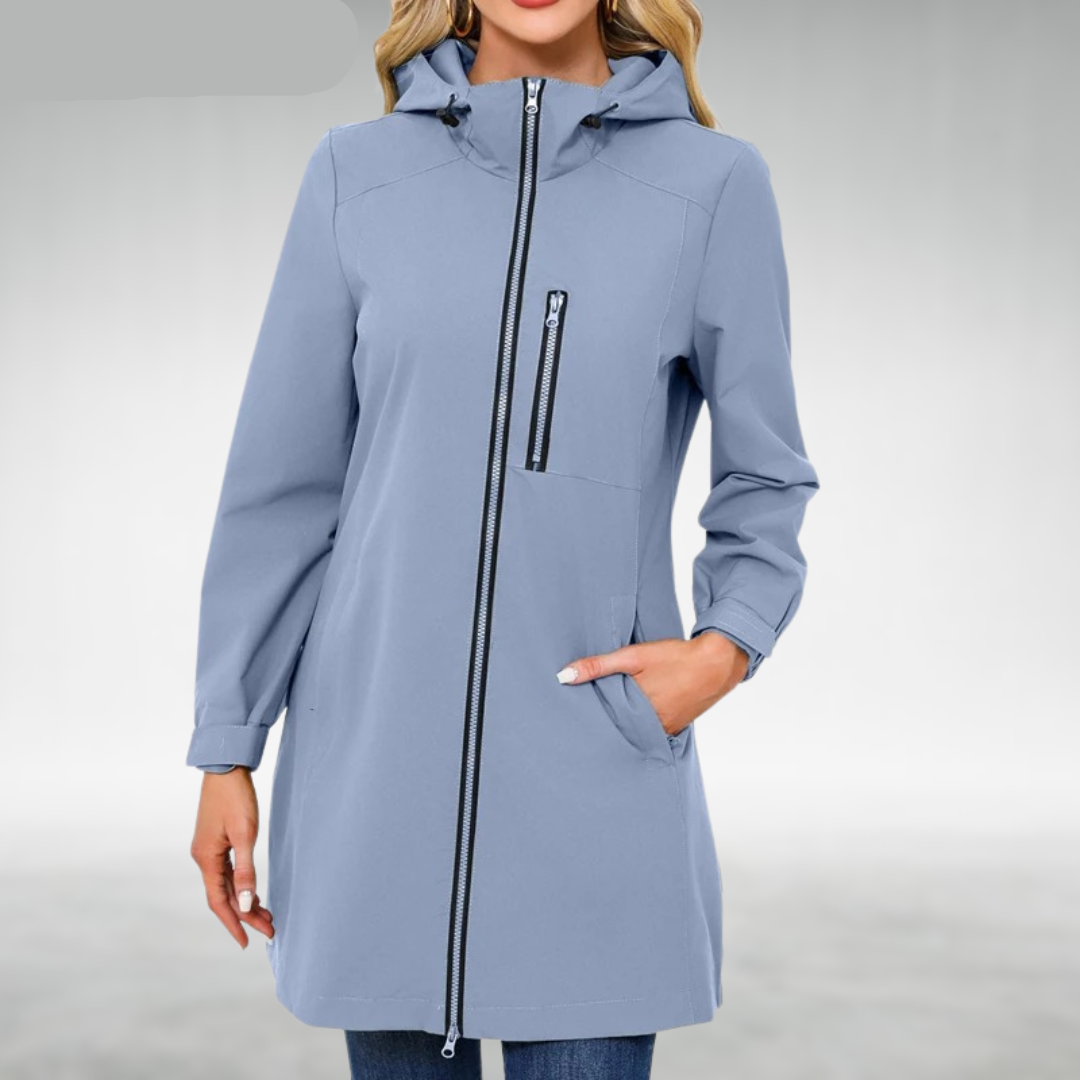 Izza | Women's Waterproof Long Jacket