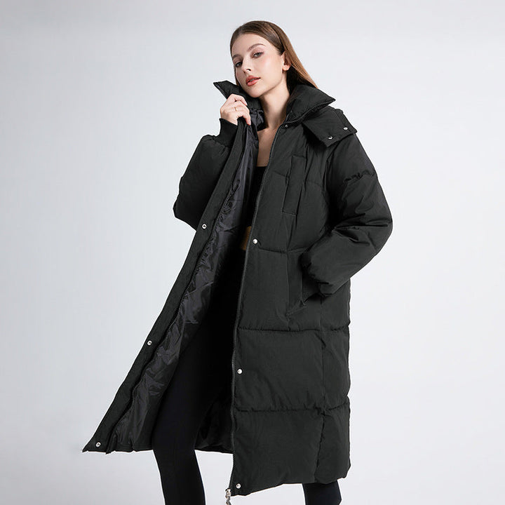 Keren | Classic Hooded Long Puffer Coat