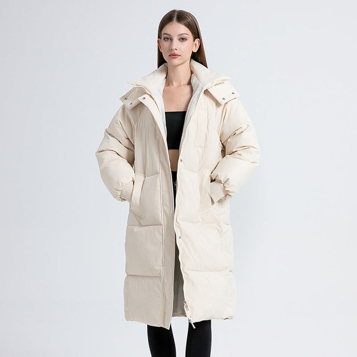 Keren | Classic Hooded Long Puffer Coat