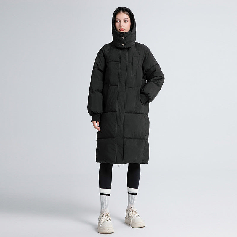 Keren | Classic Hooded Long Puffer Coat