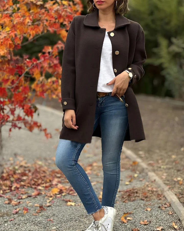Gretta | Oversized Long Sleeve Coat