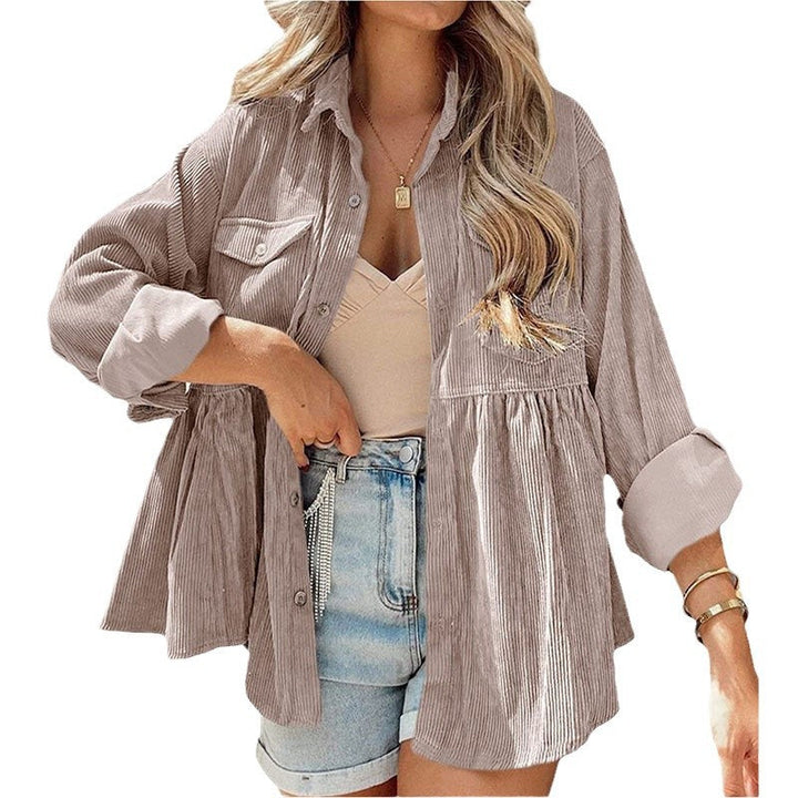 Ivory | Retro Long Sleeve Casual Jacket