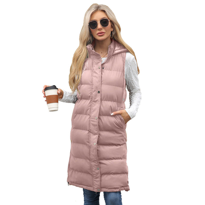 Goldy | Casual Sleeveless Hooded Long Vest
