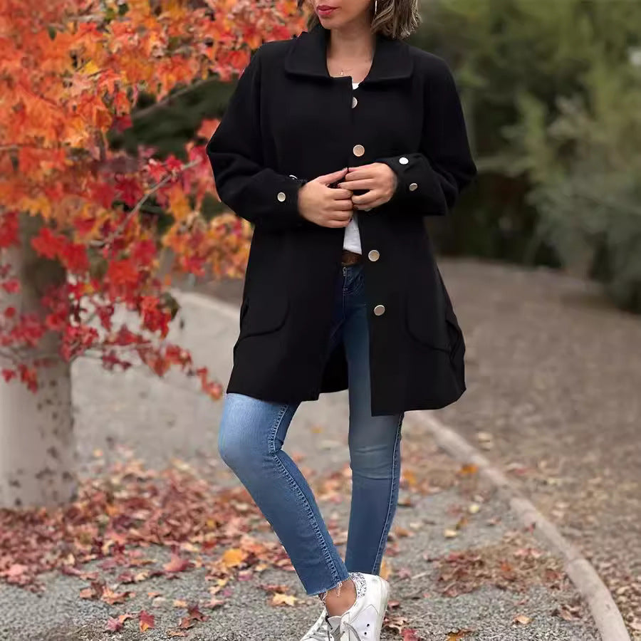 Gretta | Oversized Long Sleeve Coat