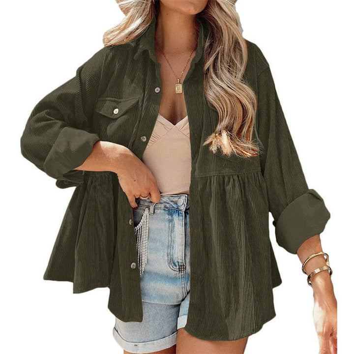 Ivory | Retro Long Sleeve Casual Jacket