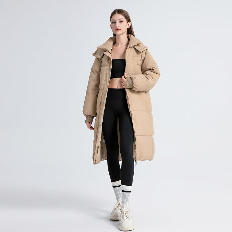 Keren | Classic Hooded Long Puffer Coat