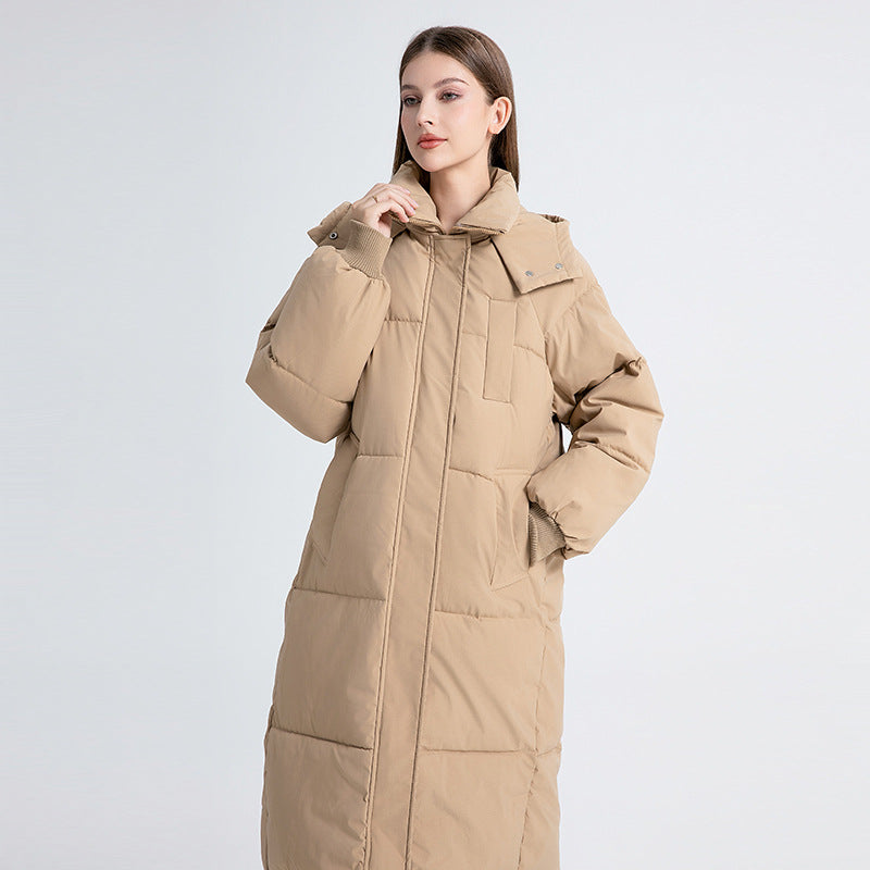 Keren | Classic Hooded Long Puffer Coat