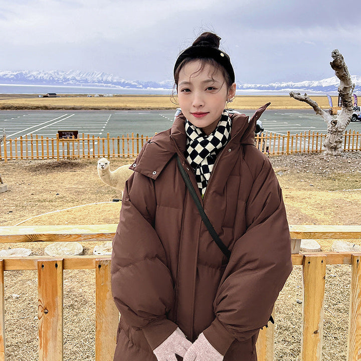 Keren | Classic Hooded Long Puffer Coat