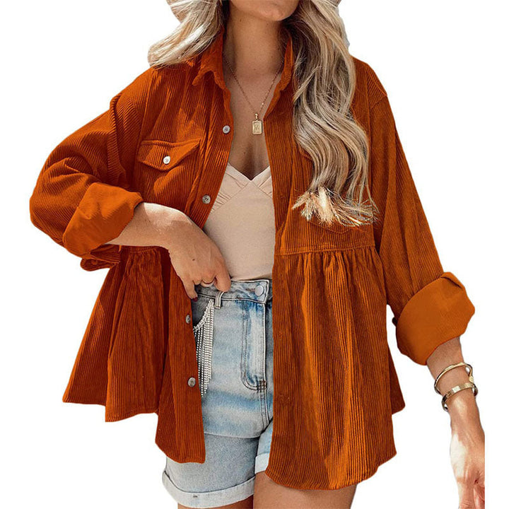Ivory | Retro Long Sleeve Casual Jacket