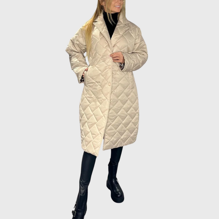 Freyda | Reversible Quilted Coat