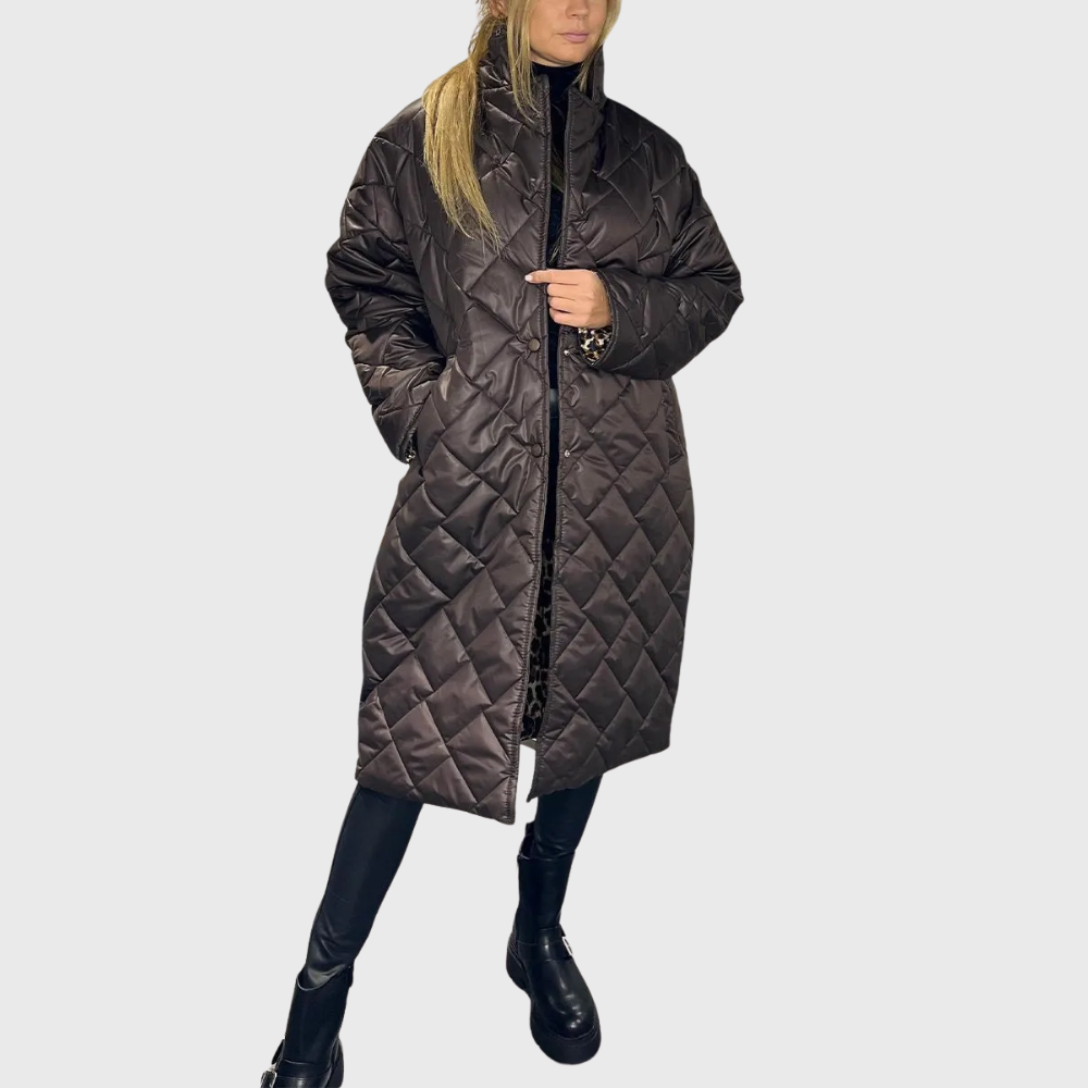 Freyda | Reversible Quilted Coat