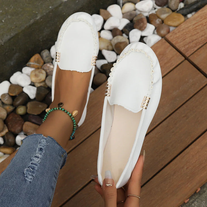 Paula | Orthopedic Denim Slip-on Flats