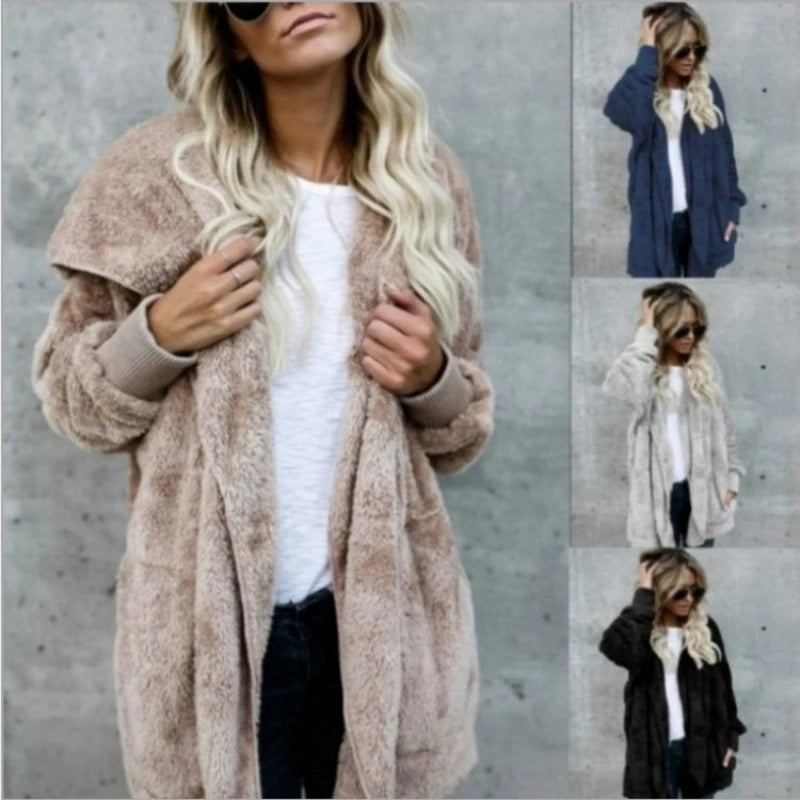 Cathy | Autumn and Winter Double Fleece Cardigan Coat