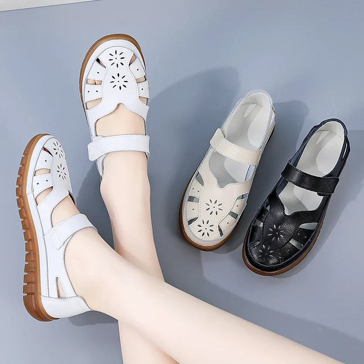 Elvia | Orthopedic Cut-Out Comfort Sandals