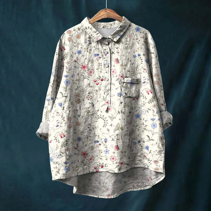 Natasha | Art Elegant Floral Shirt