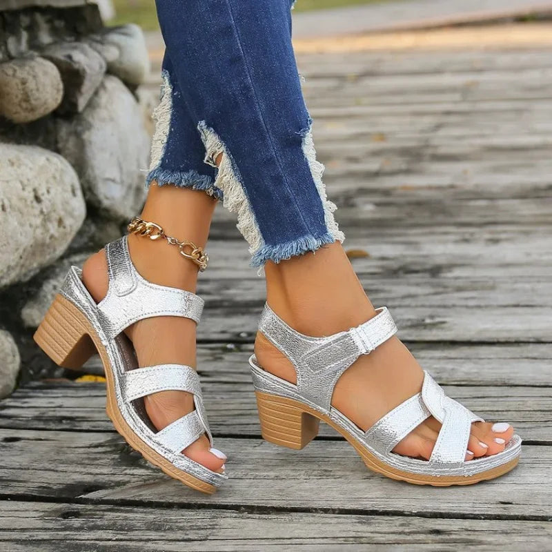Nikka | Orthopedic High Heels Sandals