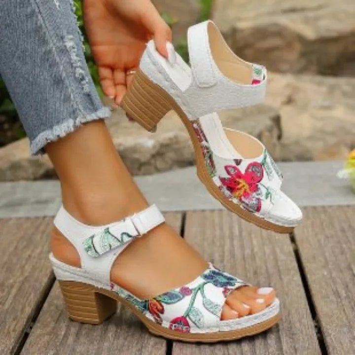 Angie | Orthopedic Embroidered Boho Sandals