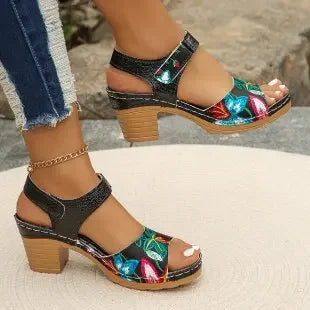 Angie | Orthopedic Embroidered Boho Sandals