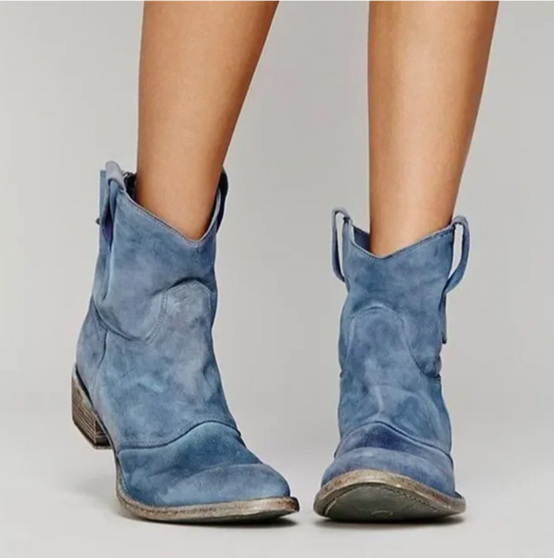 Roselle |  Suede Western Boots