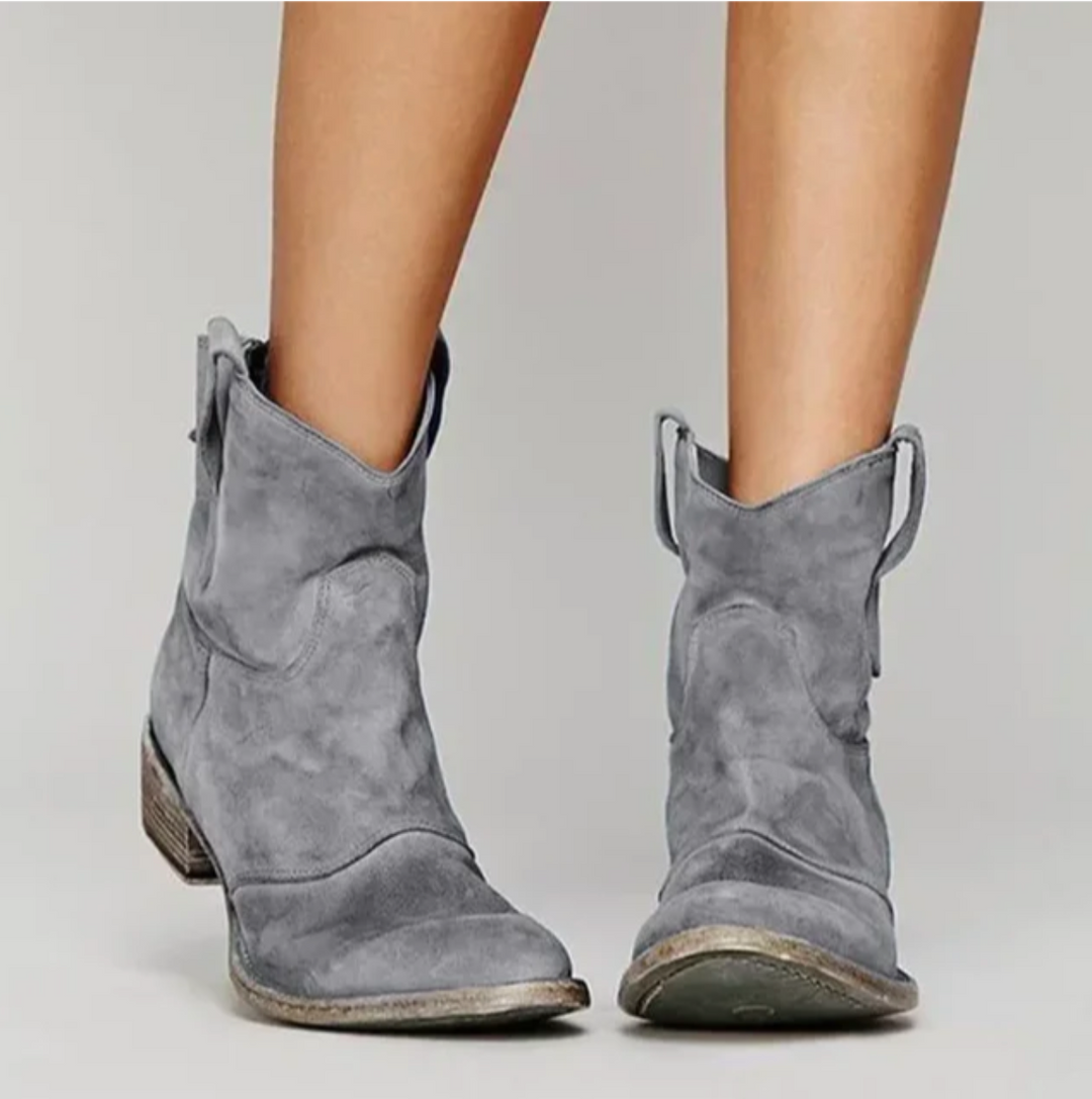 Roselle |  Suede Western Boots