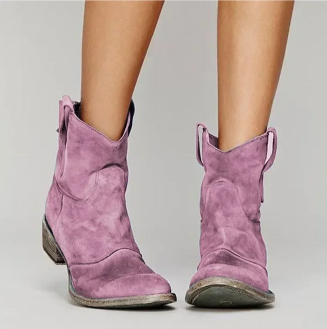 Roselle |  Suede Western Boots