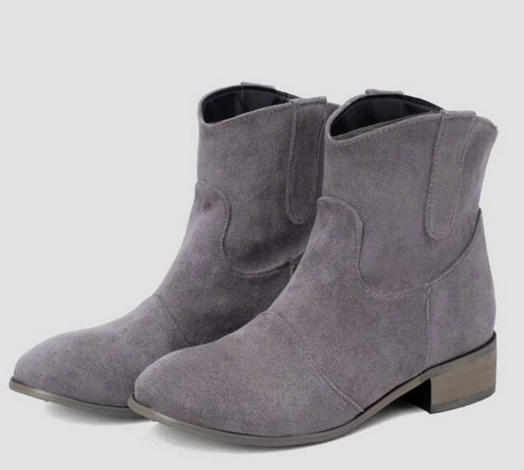 Roselle | Suede Orthopedic Western Boots