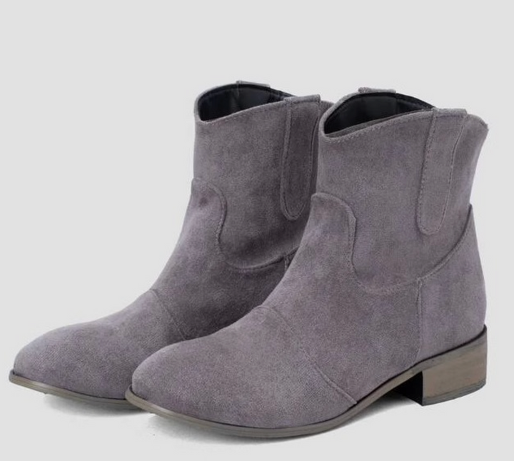 Roselle | Suede Orthopedic Western Boots
